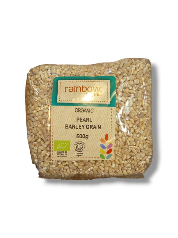 Rainbow Organic Organic Pearl Barley Grain 500g - Healthy Living