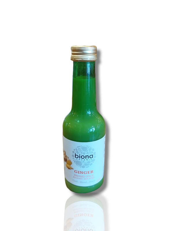 Biona Organic Ginger Pressed Juice 200ml - HealthyLiving.ie