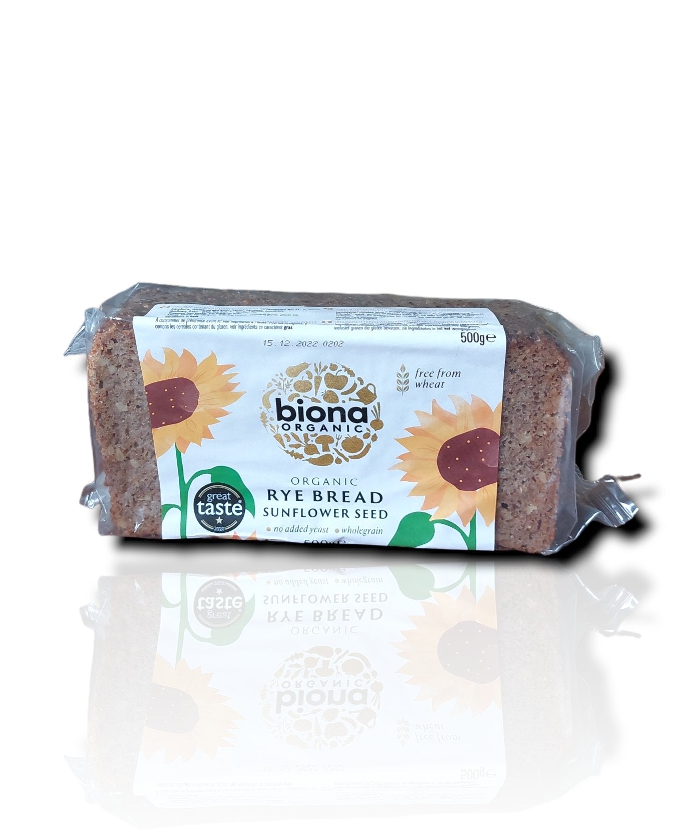 Biona Rye Bread Sunflower Seeds 500gm Healthy Living
