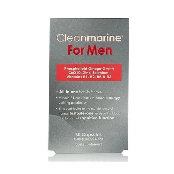 Cleanmarine For Men 60caps - HealthyLiving.ie