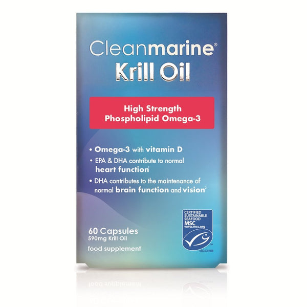 Cleanmarine High Strength Krill Oil 60caps - HealthyLiving.ie
