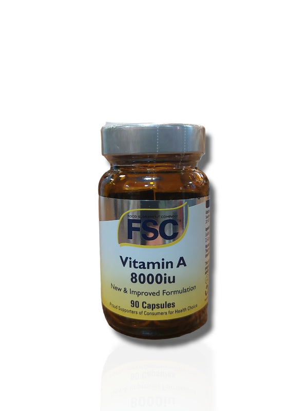 FSC Vitamin A 8000iu 90cap - Healthy Living