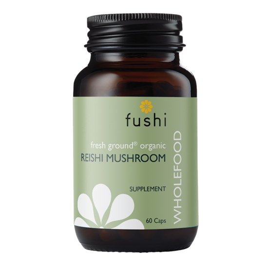 Fushi Fresh Ground Organic Reishi Mushroom (60 capsules) - HealthyLiving.ie