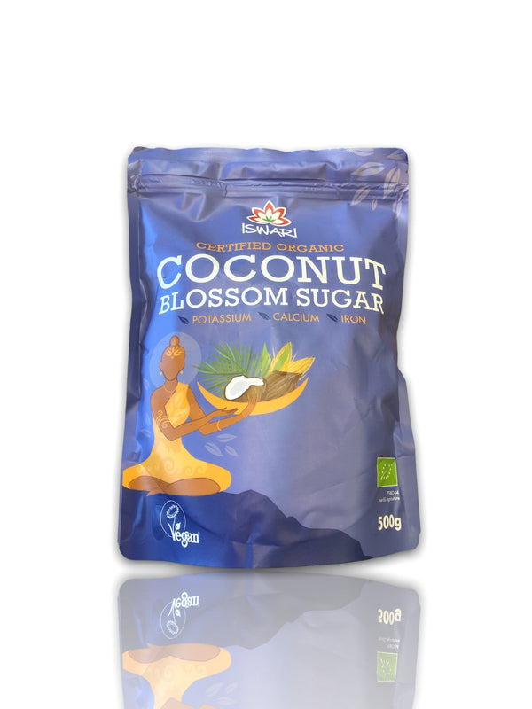 Iswari Organic Coconut Blossom Sugar 500gm - HealthyLiving.ie