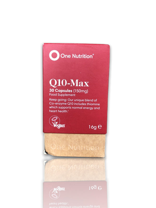 One Nutrition Q10-Max 30vcaps - HealthyLiving.ie