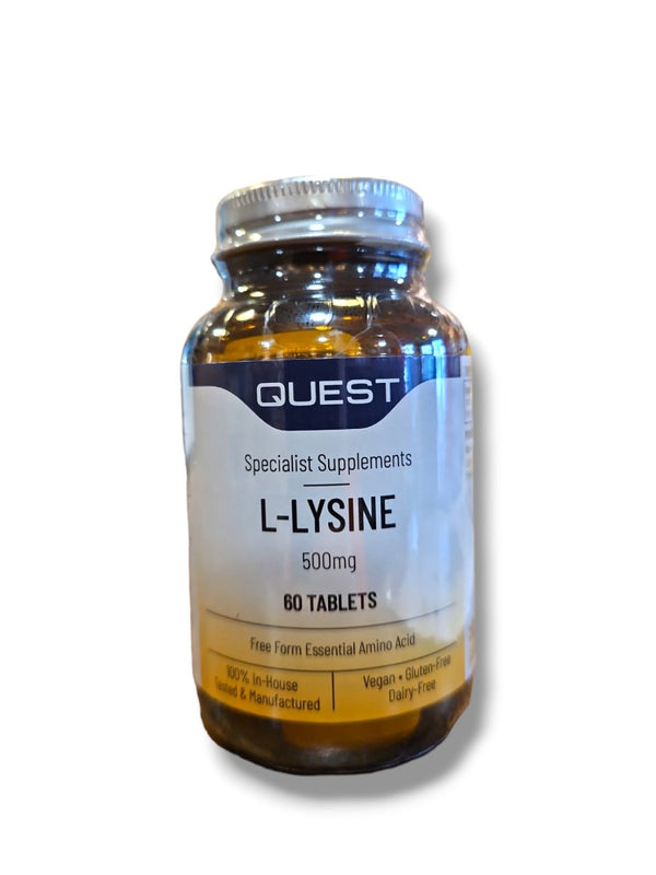 Quest L-Lysine 500mg 60 tablets - Healthy Living