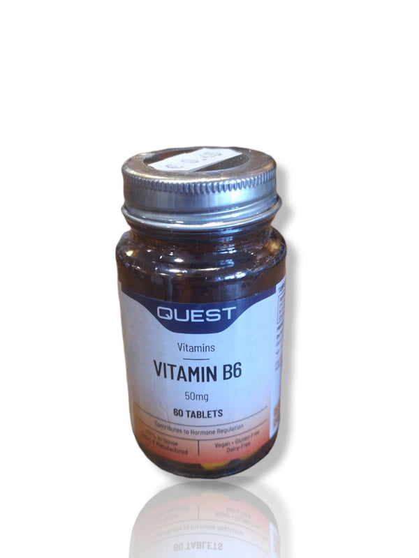 Quest Vitamin B6 50mg 60 tabs - HealthyLiving.ie