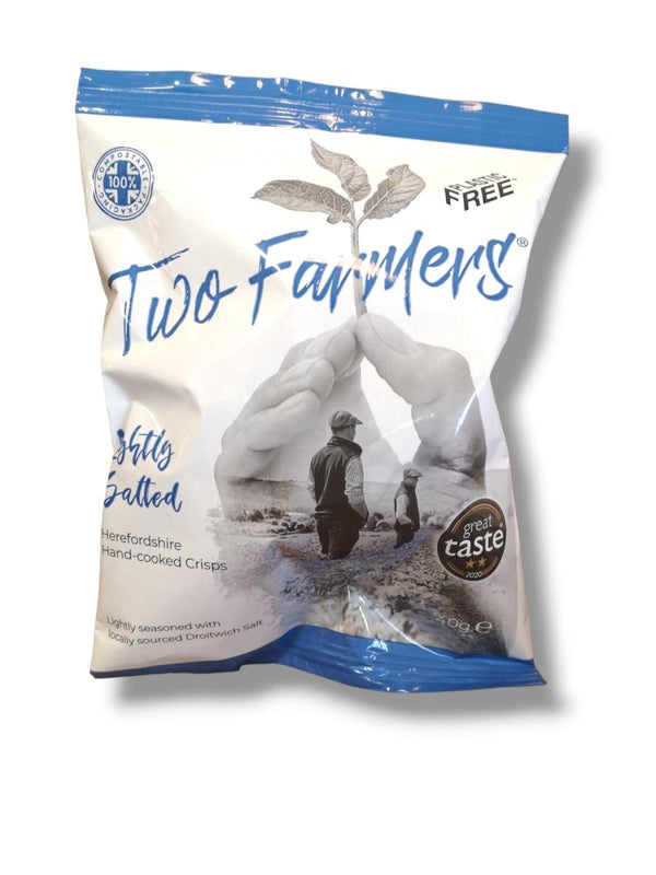Two Farmers Lightly Salted Hand-cooked Crisps 40g - Healthy Living