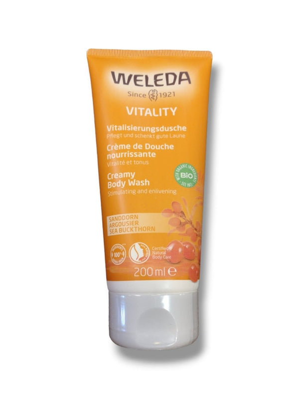 Weleda Vitality Sea Buckthorn Creamy Body Wash 200ml - Healthy Living