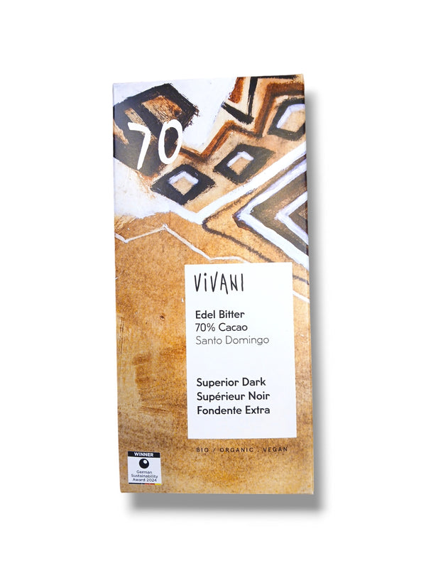 Vivani Edel Bitter 70 percent Cacao Superior Dark 100g