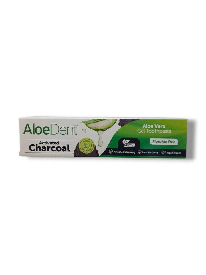 AloeDent Activated Charcoal Toothpaste 100ml - Healthy Living