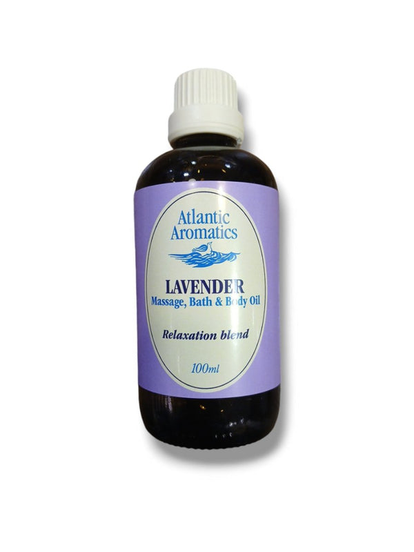 Atlantic Aromatics Lavender Massage, Bath & Body Oil Relaxation Blend 100ml - Healthy Living