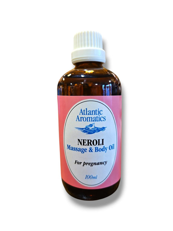 Atlantic Aromatics Neroli Massage Oil for Pregnancy 100ml - Healthy Living