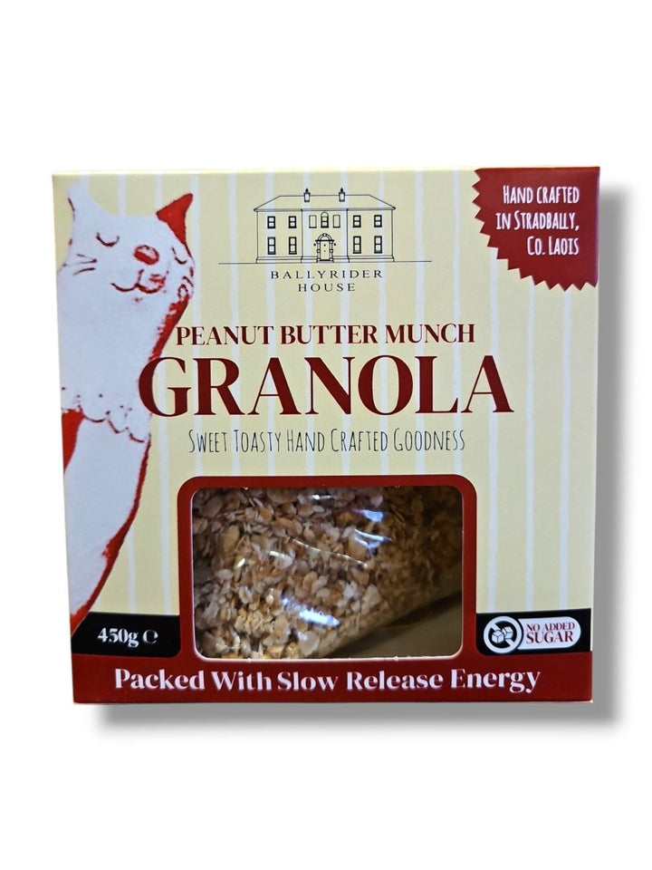 Ballyrider House Peanut Butter Munch Granola 450g - Healthy Living