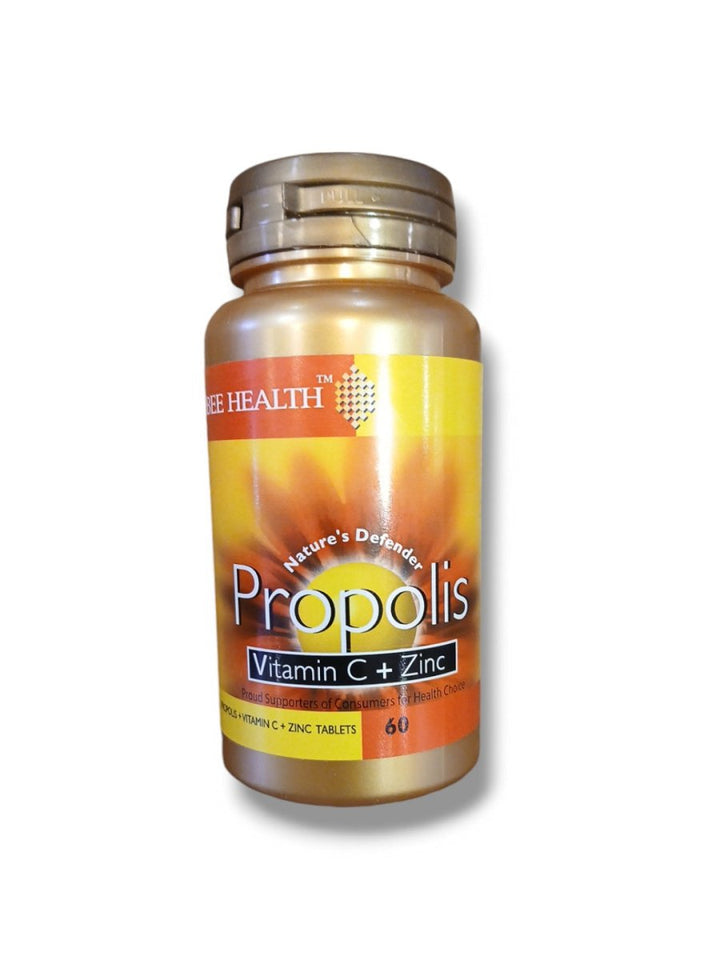 Bee Health Propolis VitaminC + Zinc 60 Tablets - Healthy Living