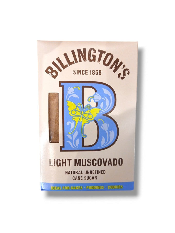 Billington's Light Muscovado Unrefined Cane Sugar 500g - Healthy Living