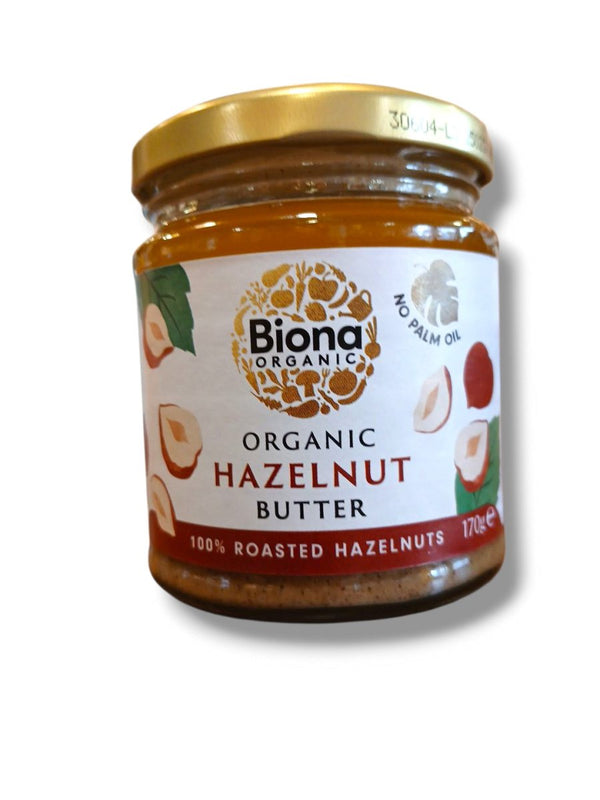 Biona Organic Hazelnut Butter 170g - Healthy Living