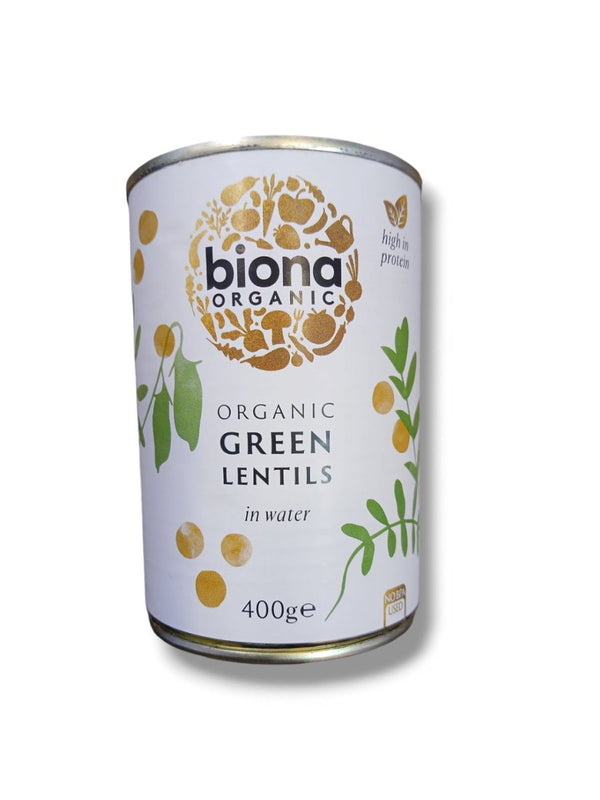 Biona Organic Organic Green Lentils 400g - Healthy Living