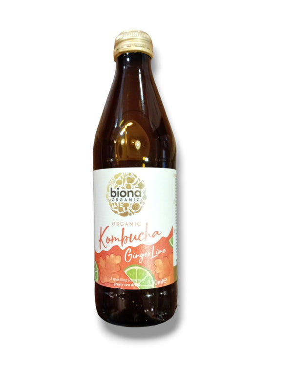 Biona Organic Organic Kombucha Ginger & Lime 330ml - Healthy Living