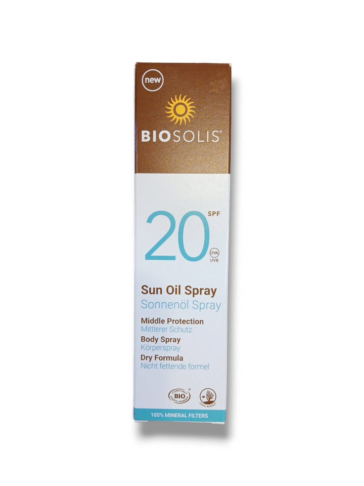 Biosolis Sun Oil Spray 20SPF 100ml - Healthy Living