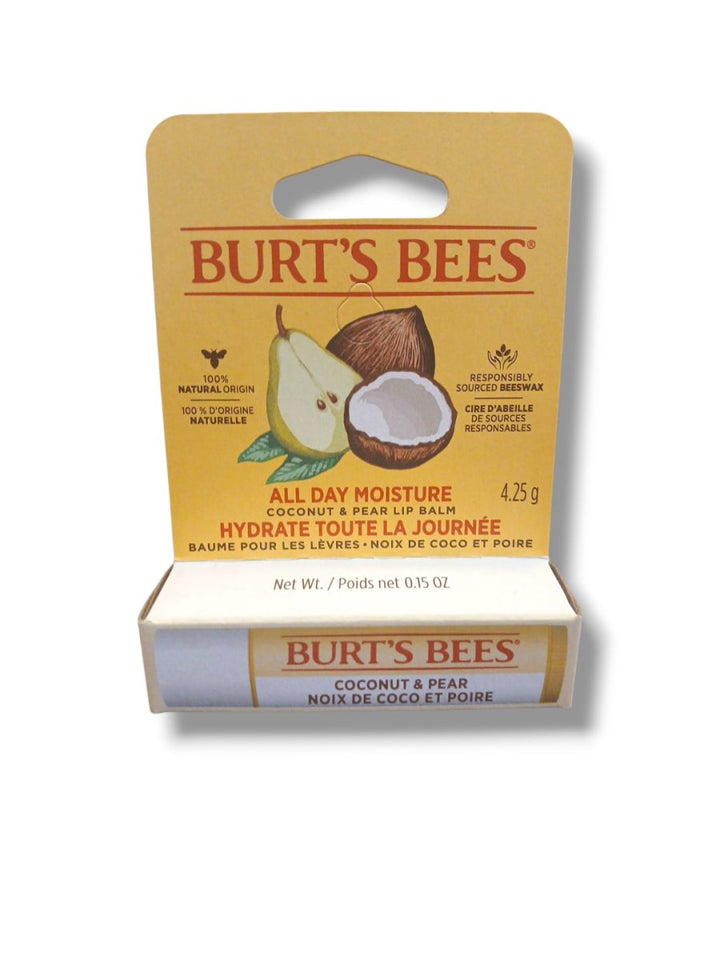 Burt's Bees Coconut and Pear Lip Balm Tube 4.25g - Healthy Living