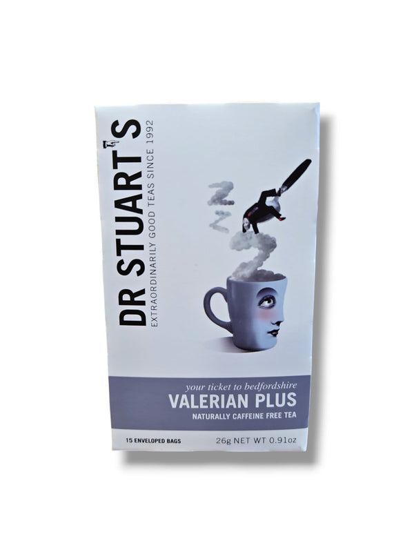 Dr Stuarts Valerian Plus Tea 15 Teabags - Healthy Living