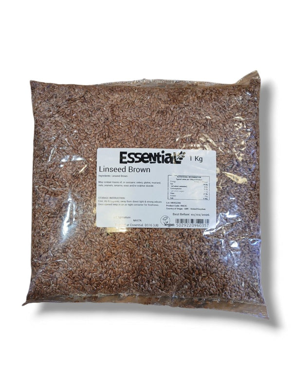 Essential Linseed Brown 1KG - Healthy Living