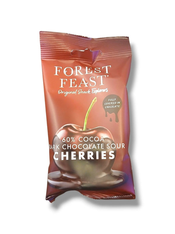 Forest Feast 60% Cocoa Dark Chocolate Cherries 40g - Healthy Living