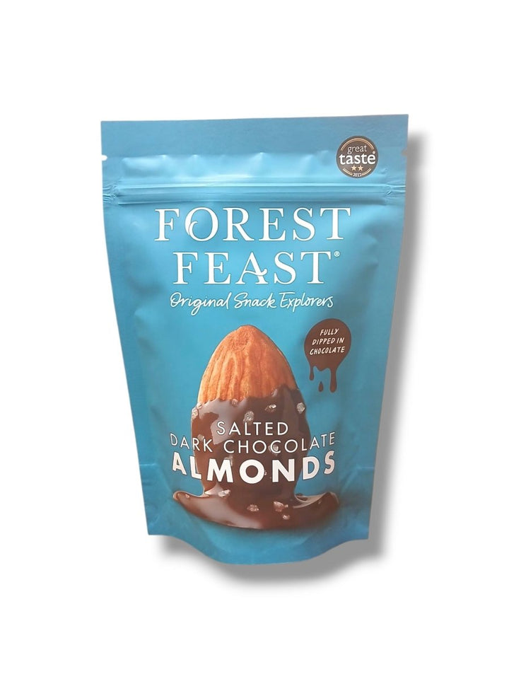 Forest Feast Salted Dark Chocolate Almonds 120g - Healthy Living