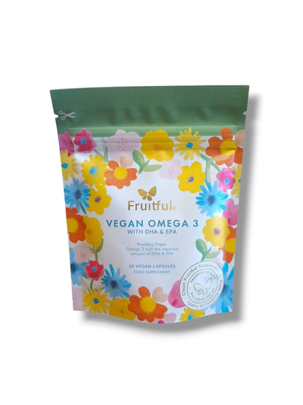 Fruitful Vegan Omega 3 30 Capsules - Healthy Living