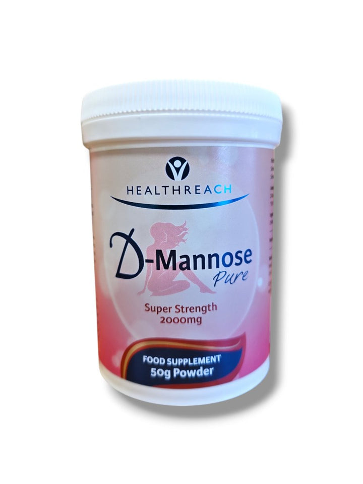 Health Reach D Mannose Pure Super Strength 2000mg - 50gm - Healthy Living