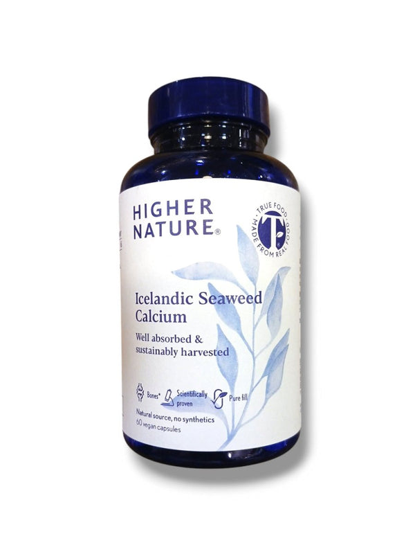 Higher Nature Icelandic Seaweed Calcium Vegan 60 Capsules - Healthy Living