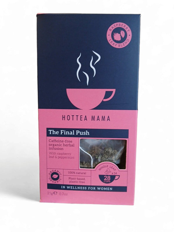 Hottea Mama The Final Push Raspberry Leaf Tea 28 Teabags - Healthy Living