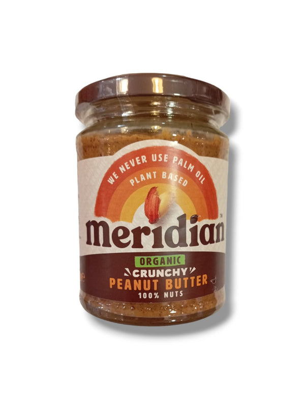 Meridian Organic Crunchy Peanut Butter 280g - Healthy Living
