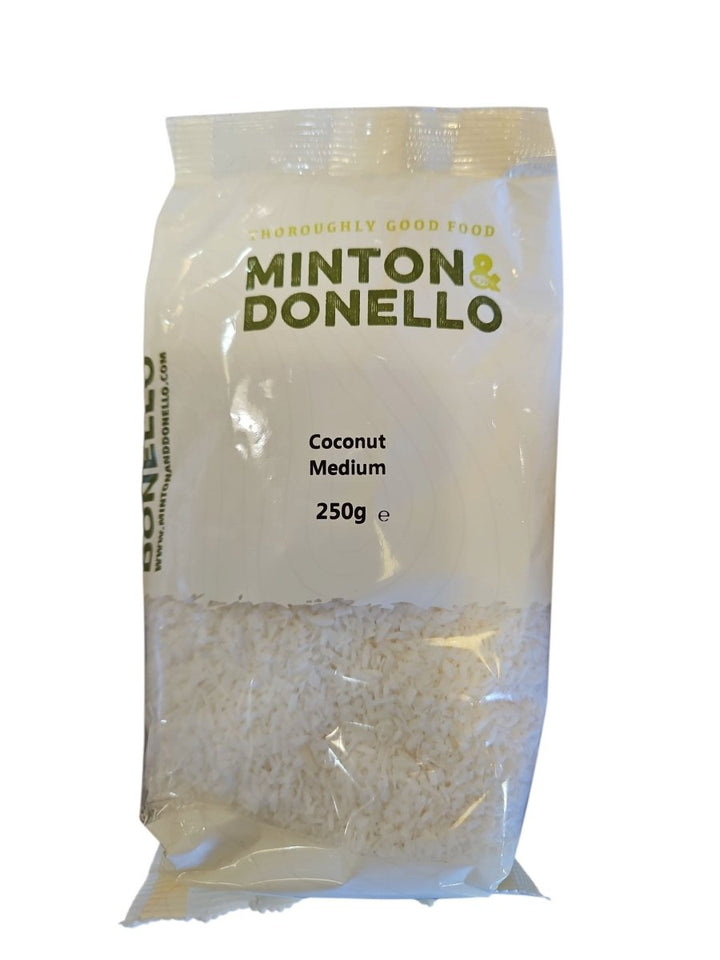 Minton and Donello Coconut Medium 250g - Healthy Living