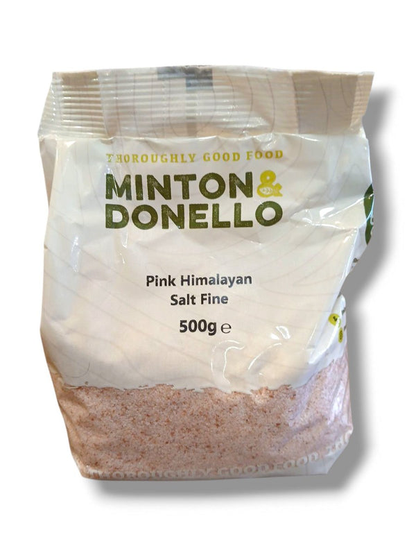 Minton and Donello Fine Himalayan Salt Fine 500g - Healthy Living