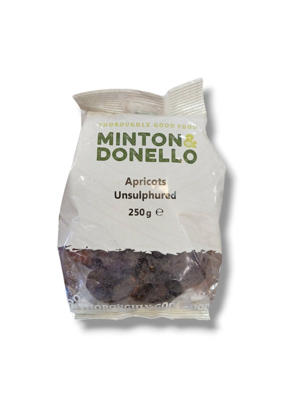 Minton & Donello Apricots Whole Unsulphured 250g - Healthy Living