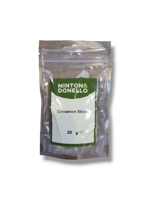 Minton & Donello Cinnamon Sticks 20g - Healthy Living