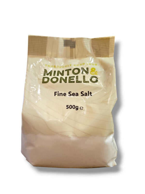 Minton & Donello Natural Fine Sea Salt 500g - Healthy Living