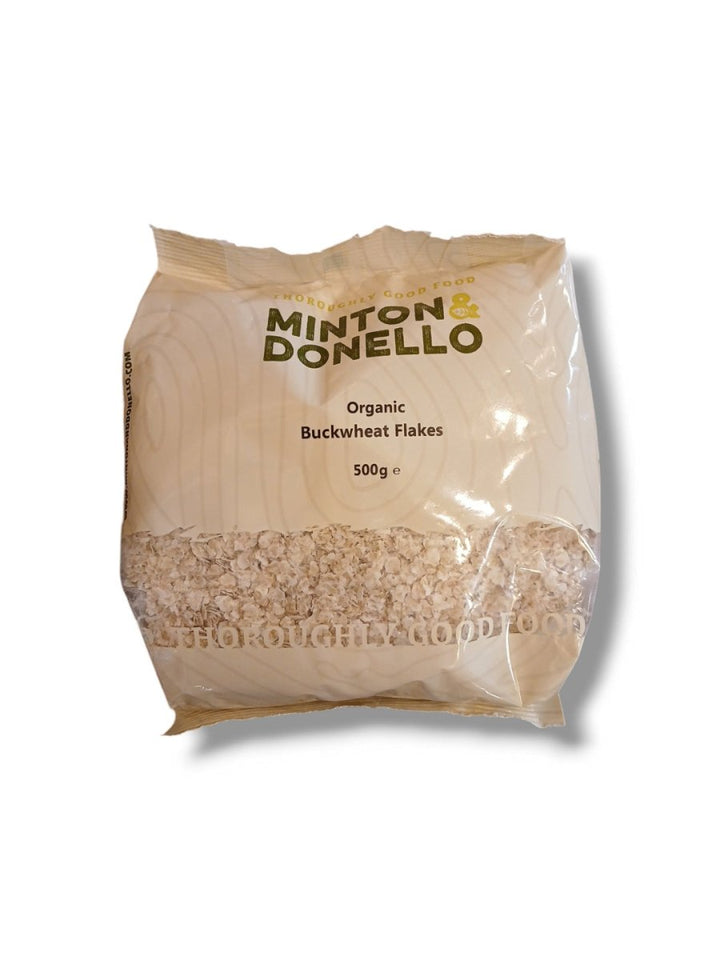 Minton & Donello Organic Buckwheat Flakes 500g - Healthy Living