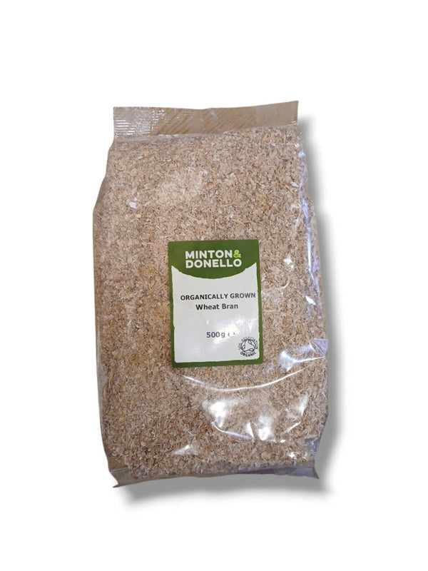 Minton & Donello Organically Grown Wheat Bran 500g - Healthy Living