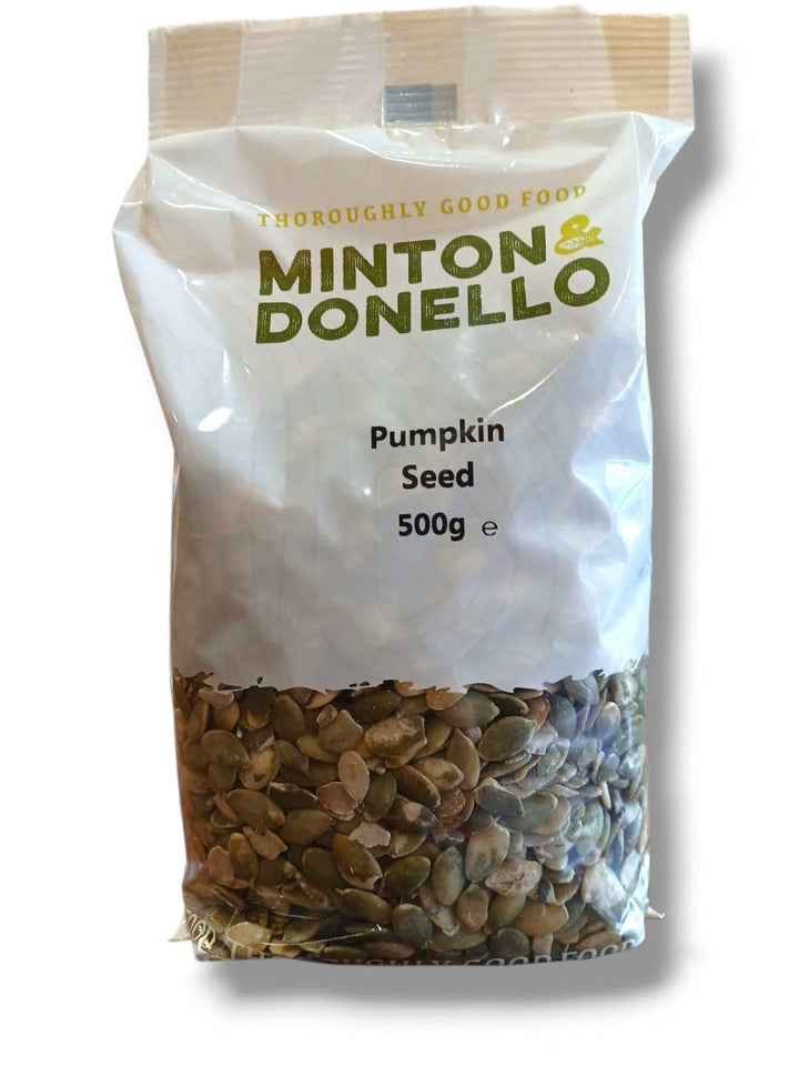 Minton & Donello Pumpkin Seeds 500g - Healthy Living