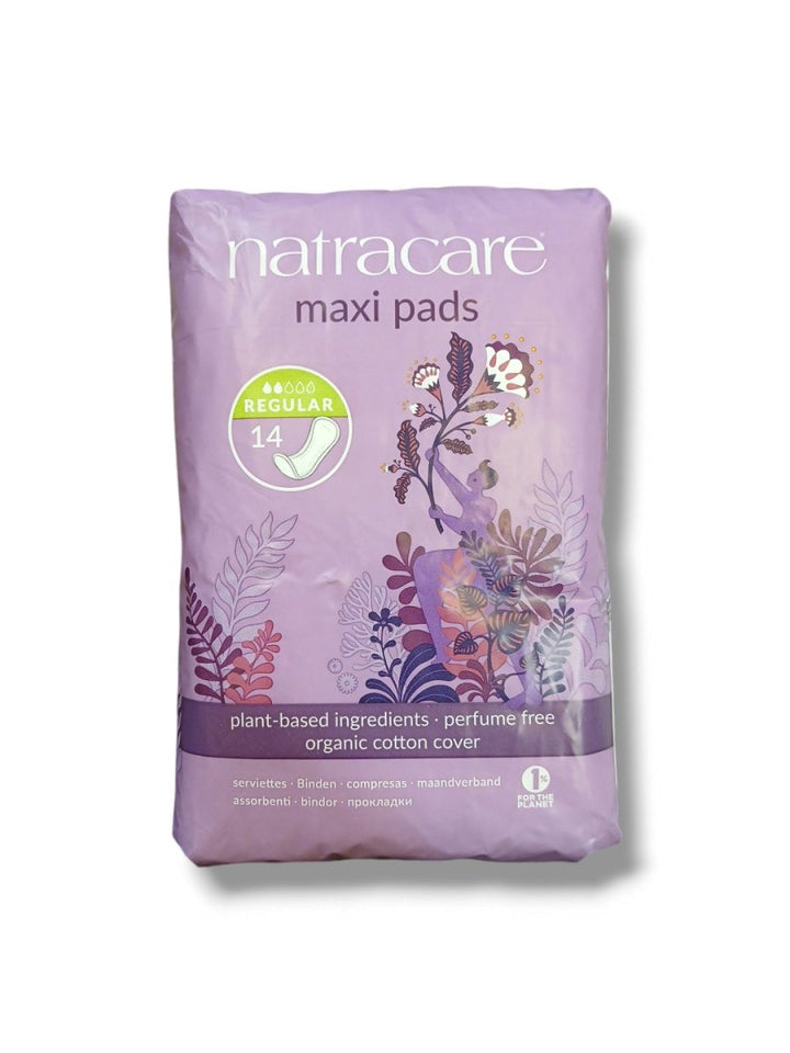 Natracare Maxi Pads Regular 14 - Healthy Living