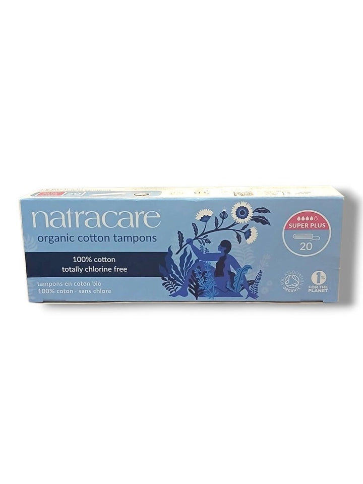 Natracare Organic Cotton Tampons Super Plus (20 Tampons) - Healthy Living