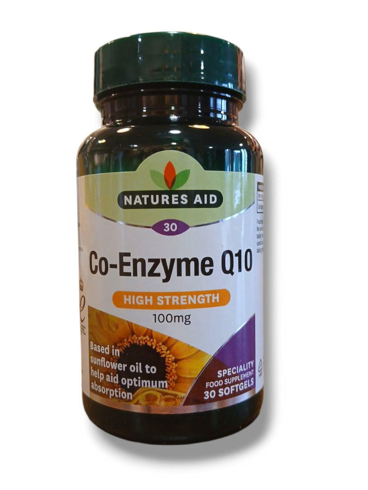 Natures Aid Co - Enzyme Q10 30 capsules - Healthy Living
