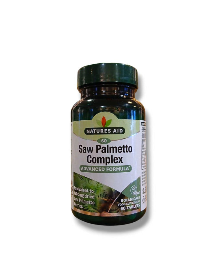 Natures Aid Saw Palmetto Complex 60 Tablets - Healthy Living