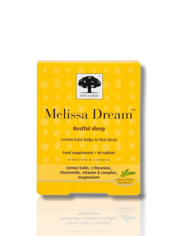 New Nordic Melissa Dream Restful sleep 40 Tablets - Healthy Living