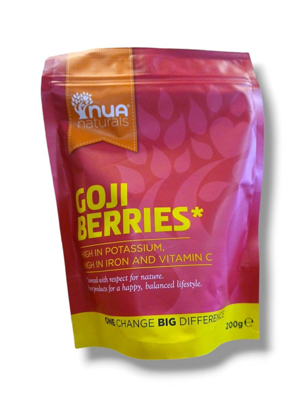 Nua Naturals Goji Berries 200g - Healthy Living