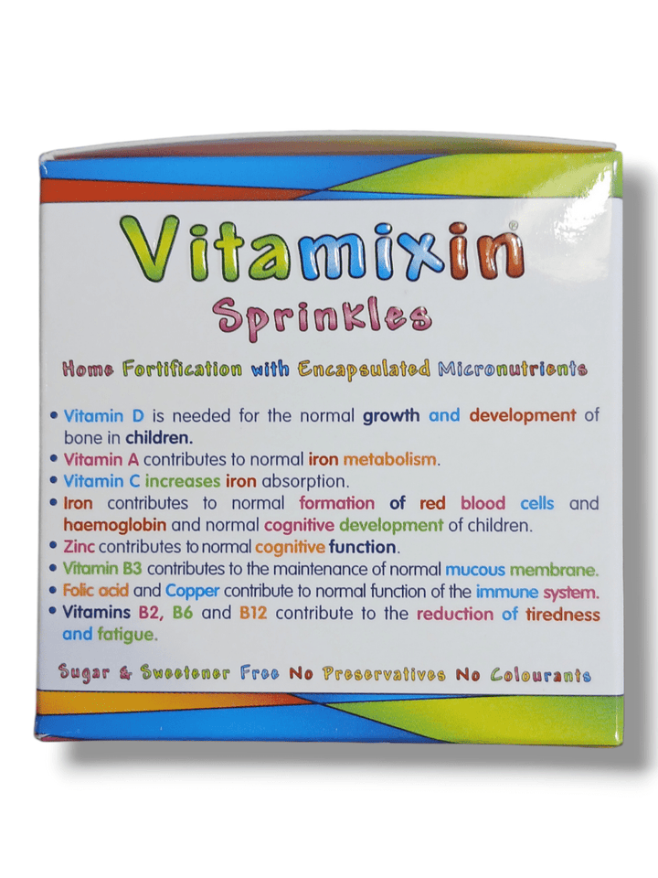 Nutrigen Vitamixin Sprinkles Vitamins for Children 30 Sachets - Healthy Living