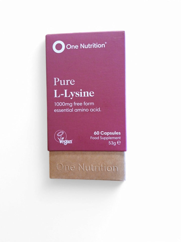 One Nutrition Pure L - Lysine 1000mg 60 capsules - Healthy Living